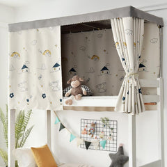 Thick Blackout Bed Curtain for Dorm Room Princess Style