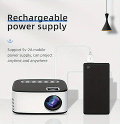 Wireless Mini Projector for Outdoor and Dorm Use