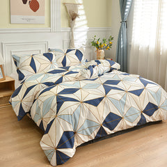 Aloe Cotton Print Bedding Set for Home and Dorm Use