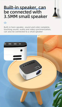 Wireless Mini Projector for Outdoor and Dorm Use
