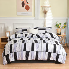 Aloe Cotton Print Bedding Set for Home and Dorm Use