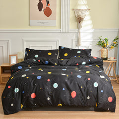 Aloe Cotton Print Bedding Set for Home and Dorm Use