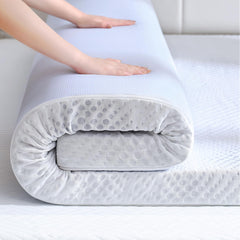 SINWEEK 3 Inch Gel Memory Foam Mattress Topper Twin XL Size for Dorm Room Ventilated Pad for Body Pressure Cooling Bed Topper with Breathable Soft Cover CertiPUR-US Certified Medium Version