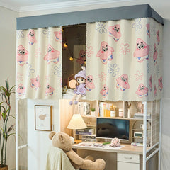 Thick Blackout Bed Curtain for Dorm Room Princess Style