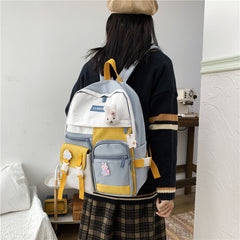 Fashionable High-Capacity College Backpack