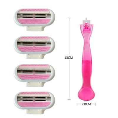3-Blade T-Shaped Women's Razor