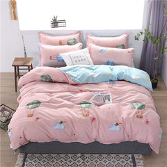 Aloe Cotton Flannel 4-Piece Dorm Bedding Set