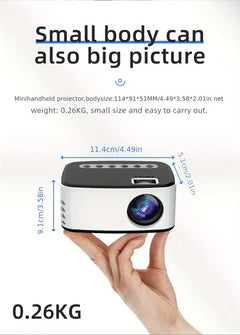 Wireless Mini Projector for Outdoor and Dorm Use