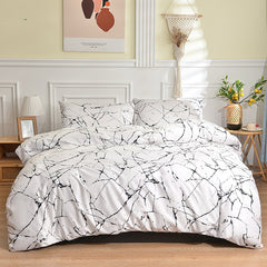 Aloe Cotton Print Bedding Set for Home and Dorm Use
