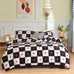 Aloe Cotton Print Bedding Set for Home and Dorm Use