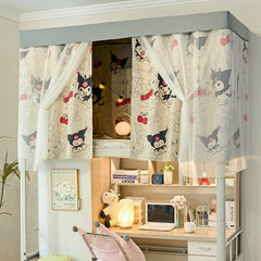 Thick Blackout Bed Curtain for Dorm Room Princess Style