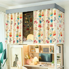 Thick Blackout Bed Curtain for Dorm Room Princess Style