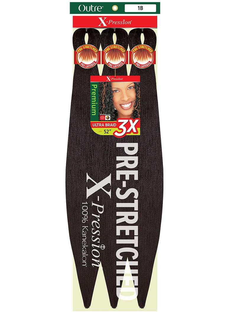 [3 PACK DEAL] Outre X-Pression Braid-Pre Stretched Braid 52