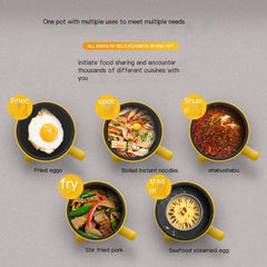 Electric Non-Stick Hot Pot for Home and Dorm Use