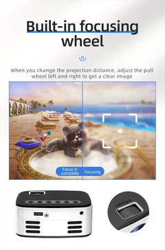 Wireless Mini Projector for Outdoor and Dorm Use