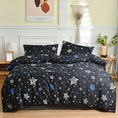 Aloe Cotton Print Bedding Set for Home and Dorm Use