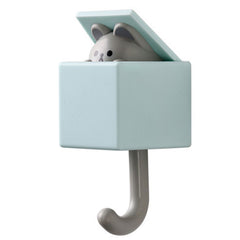 Creative Cat Hooks for Dorm Room Wall Decor & Storage