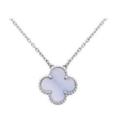 High-End Four Leaf Clover Bracelet in Titanium Steel