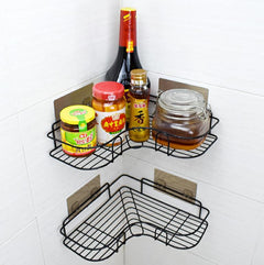 Corner Storage Rack for Bathroom and Dorm Organization
