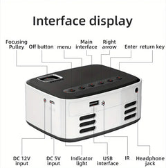Wireless Mini Projector for Outdoor and Dorm Use